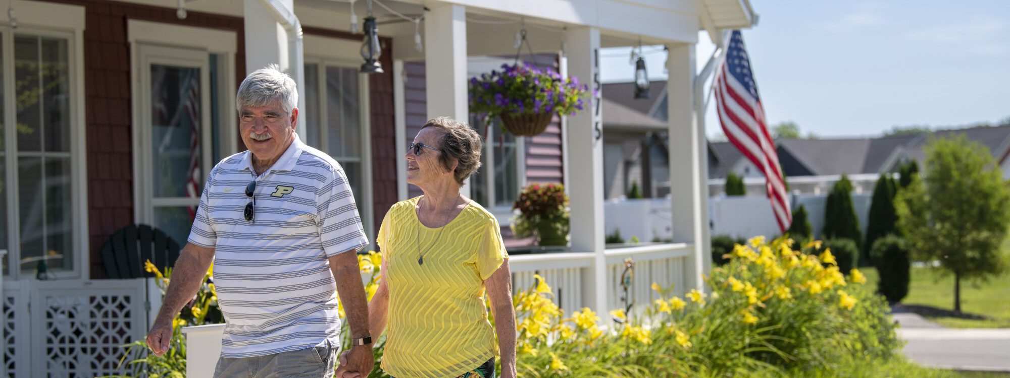 72222_059 two Piper Trail residents enjoying a walk outside in the beautiful weather